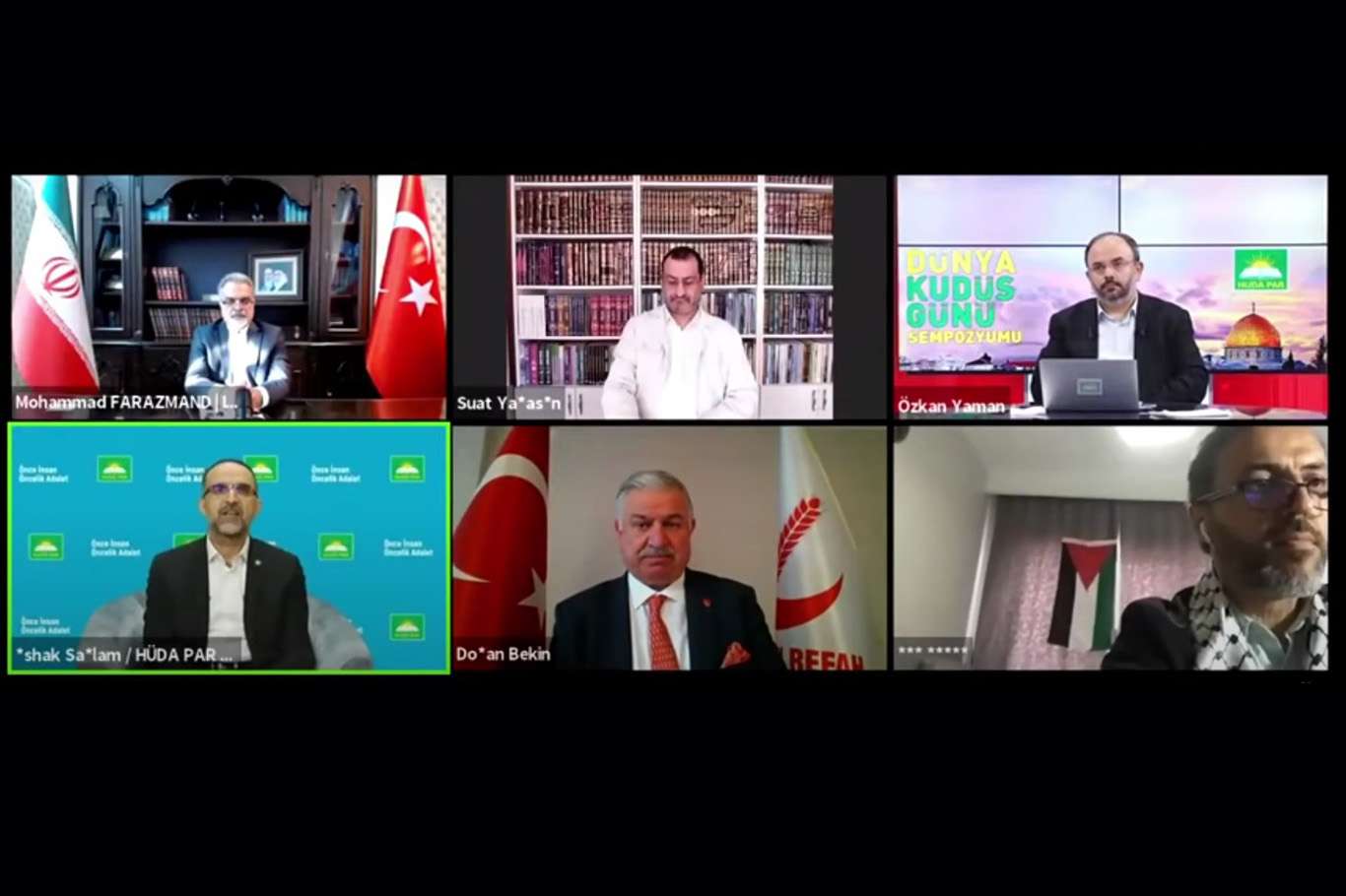 HÜDA PAR Genel Başkanı Sağlam: Kudüs'e ihanet edenler dünya ve ahirette zelil olacak HÜDA PAR Genel Başkanı Sağlam: Kudüs'e ihanet edenler dünya ve ahirette zelil olacak